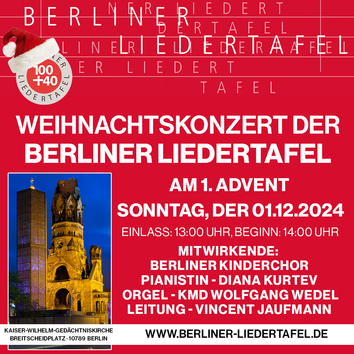 Weihnachtskonzert am 1. Advent