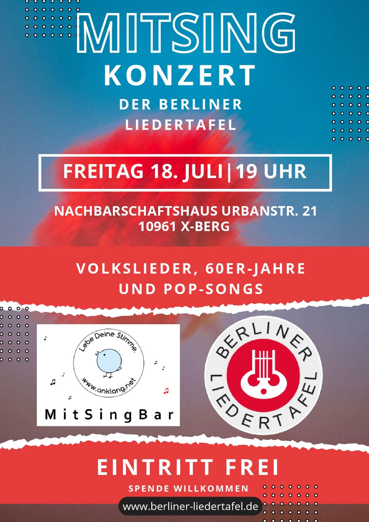 MITSINGKONZERT - Rudelsingen