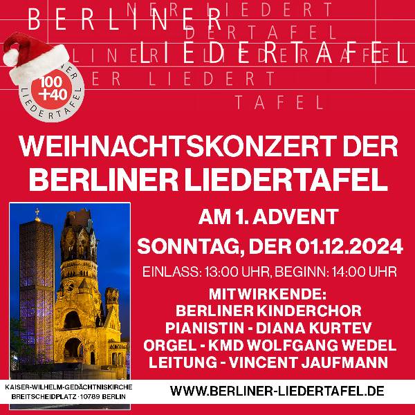 Weihnachtskonzert am 1. Advent