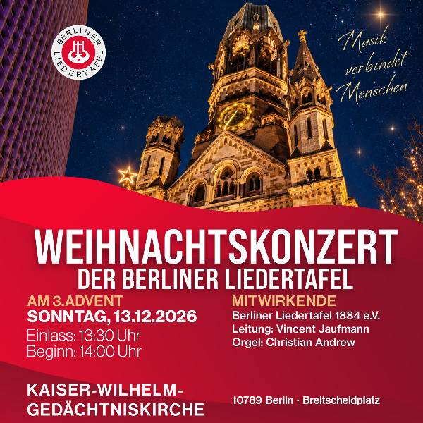 Weihnachtskonzert am 3. Advent